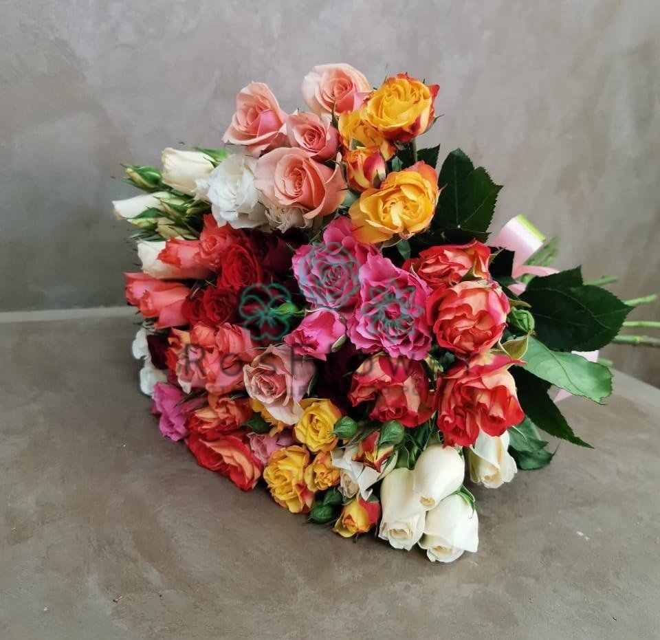 Букет цветов из: Розы в Васильевское