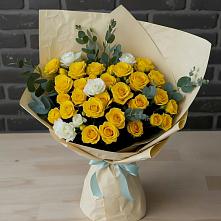 Букет цветов из:  Розы в Васильевское