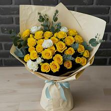 Букет цветов из:  Розы в Васильевское