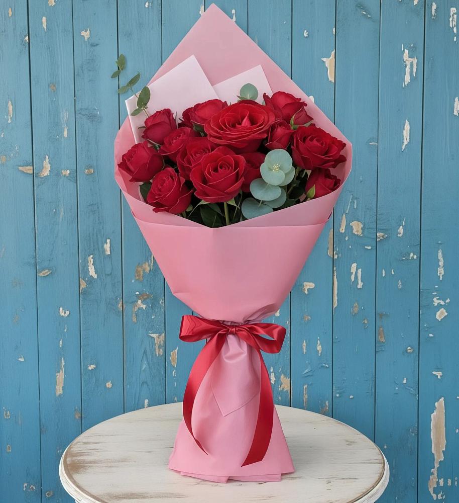 Букет цветов из: Розы в Васильевское