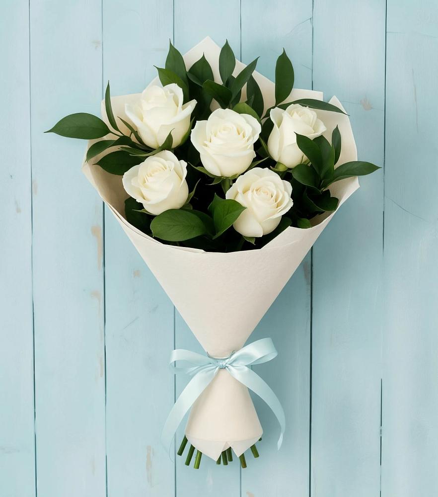 Букет цветов из: Розы в Васильевское