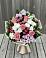Букет цветов из: Альстромерии, Гвоздики, Розы и Хризантемы в Васильевское