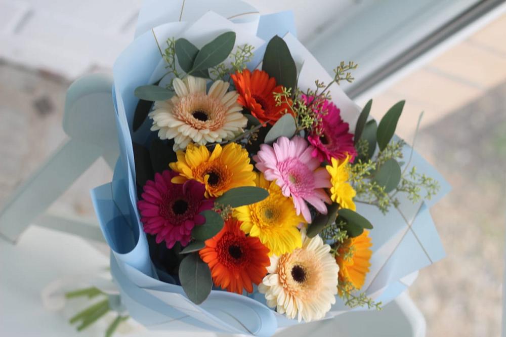 Букет цветов из: Герберы в Васильевское