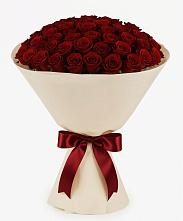 Букет 101 Бордовая роза Блэк Бакарра в Васильевское