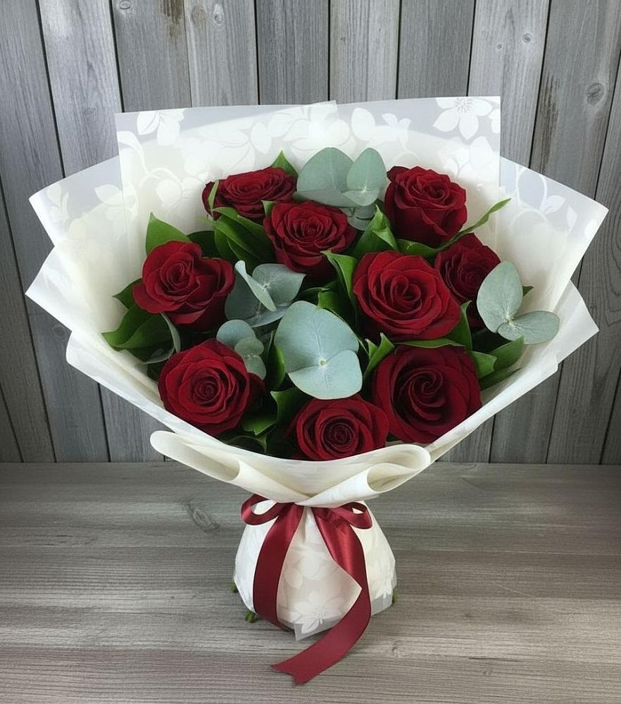 Букет цветов из: Розы в Васильевское