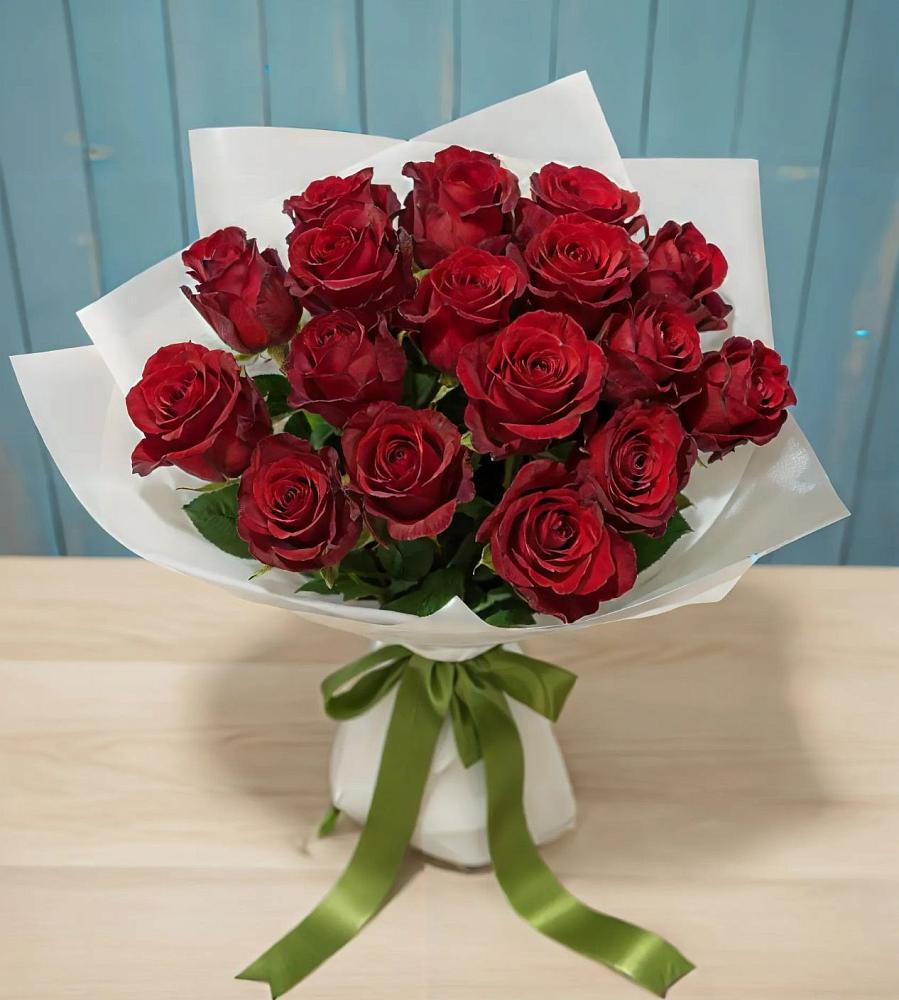 Букет Красные розы в Васильевское