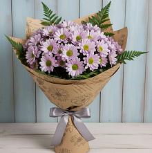 Букет цветов из:  Хризантемы в Васильевское