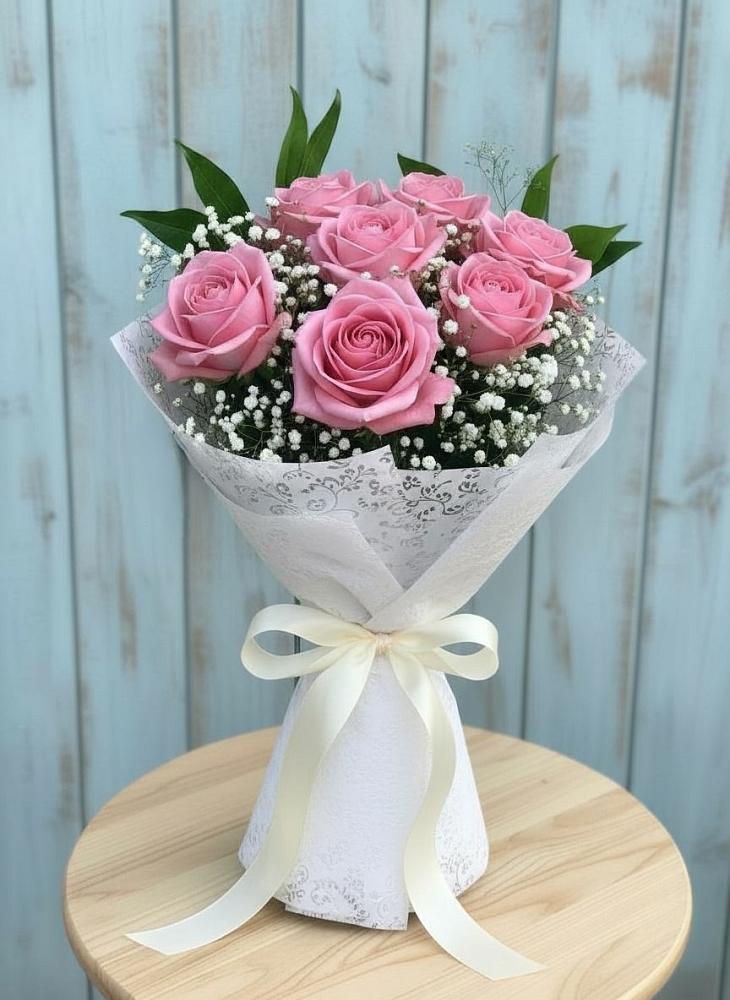 Букет цветов из: Розы в Васильевское