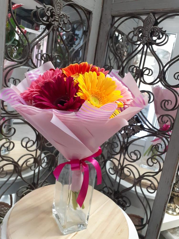 Букет цветов из: Герберы в Васильевское