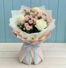 Букет цветов из:  Розы в Васильевское