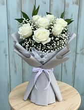 Букет цветов из:  Розы в Васильевское