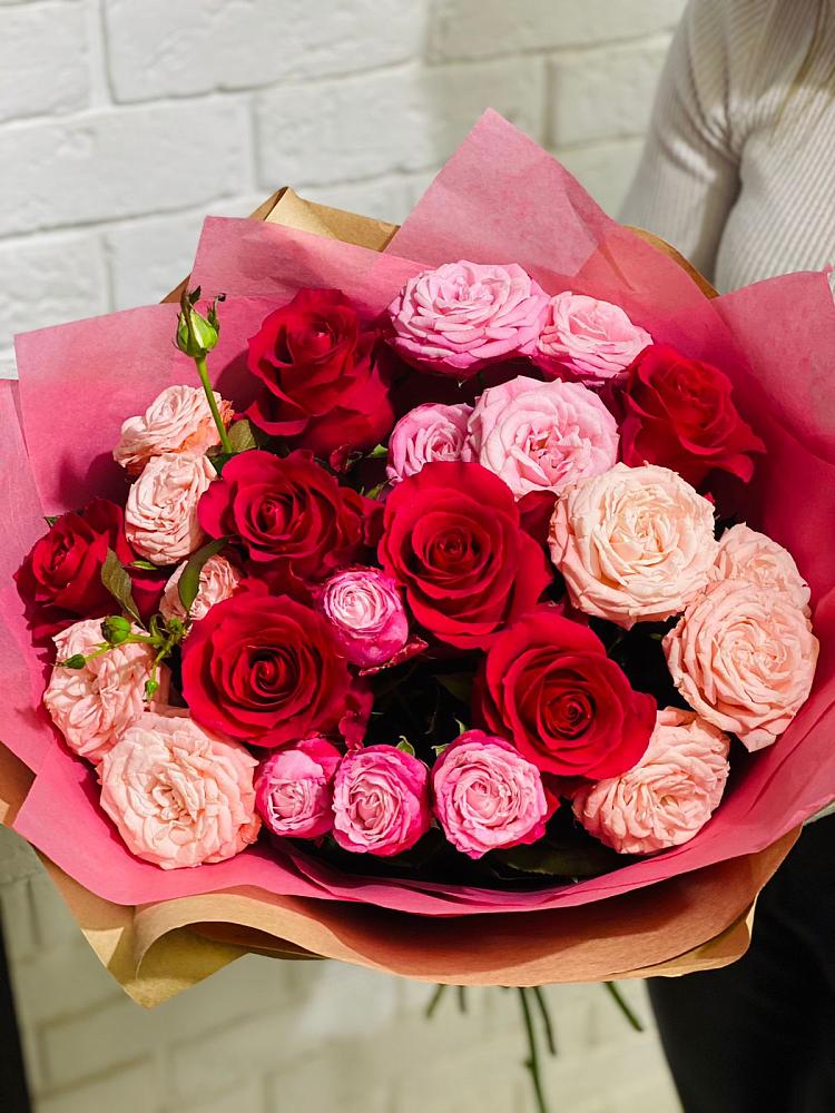 Букет цветов из: Розы в Васильевское