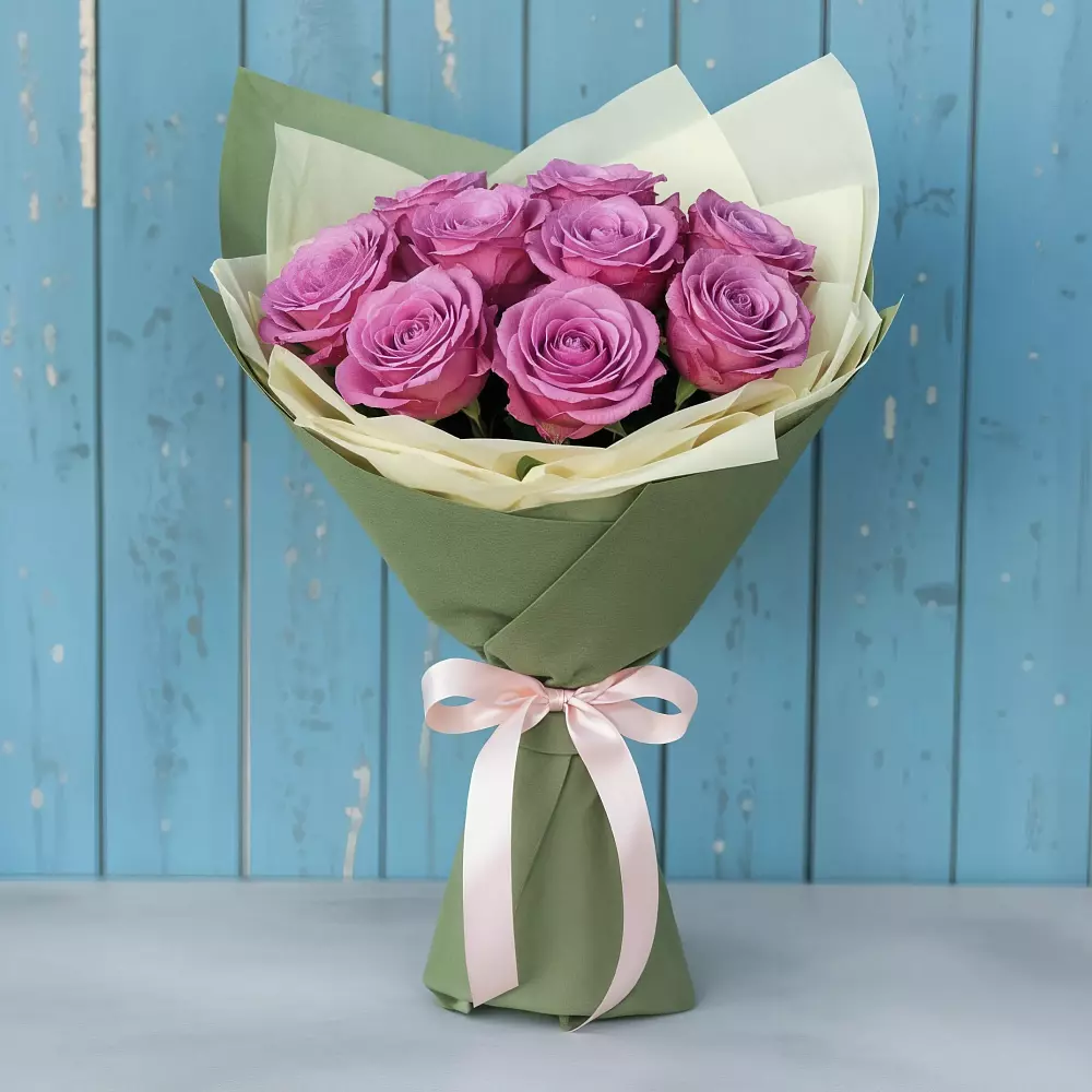 Букет Розы Фёрст Леди в Васильевское