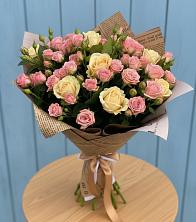 Букет цветов из:  Розы в Васильевское