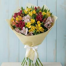 Букет цветов из:  Альстромерии в Васильевское