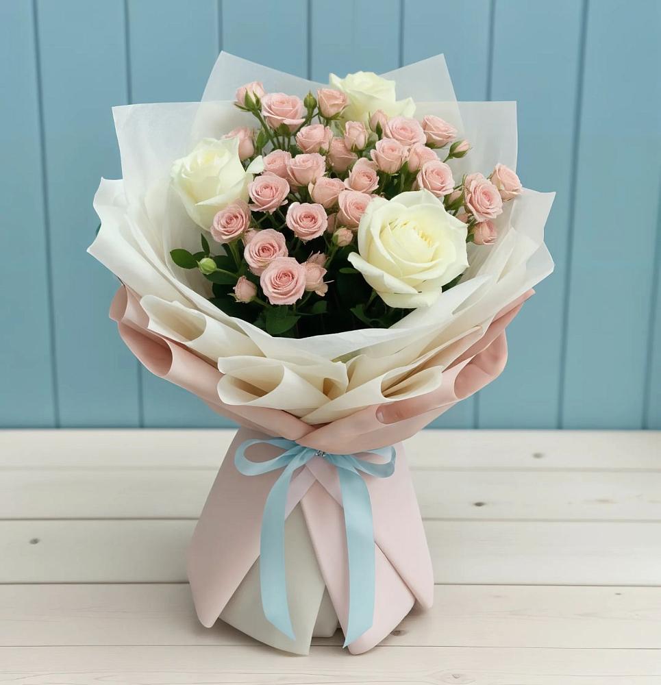 Букет цветов из: Розы в Васильевское