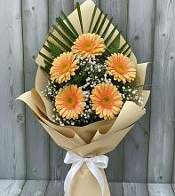 Букет цветов из:  Герберы в Васильевское