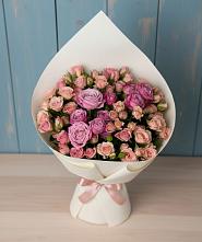 Букет цветов из:  Розы в Васильевское